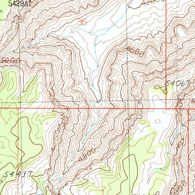 United States Geological Survey Robinson Canyon, AZ (1988, 24000-Scale) digital map