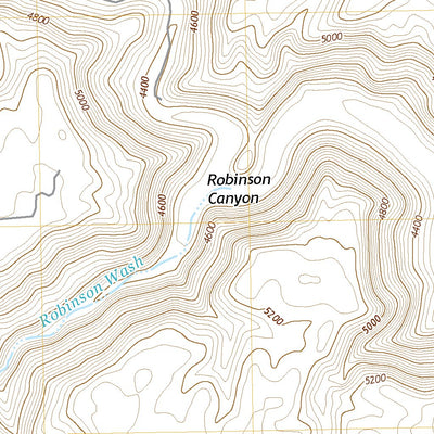 United States Geological Survey Robinson Canyon, AZ (2021, 24000-Scale) digital map