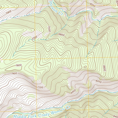 United States Geological Survey Robinson Canyon, WY (2012, 24000-Scale) digital map