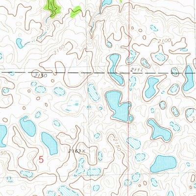 United States Geological Survey Robinson Coulee, ND (1981, 24000-Scale) digital map