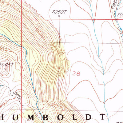 United States Geological Survey Robinson Creek, NV-ID (1986, 24000-Scale) digital map