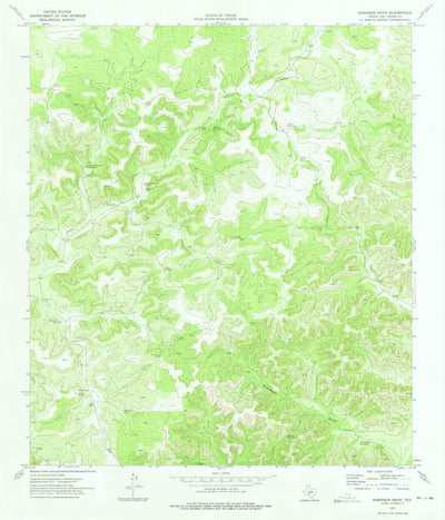 United States Geological Survey Robinson Draw, TX (1973, 24000-Scale) digital map