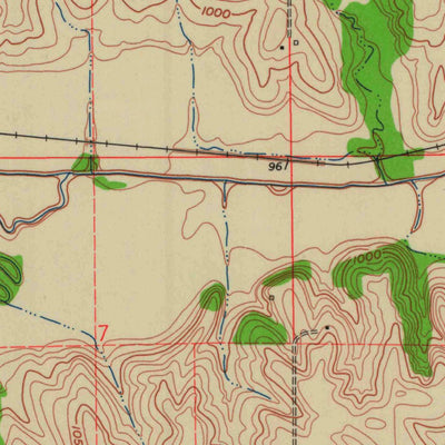 United States Geological Survey Robinson, KS (1961, 24000-Scale) digital map