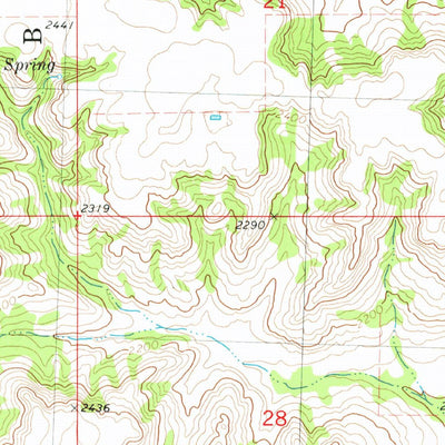 United States Geological Survey Robinson Lake, ND (1981, 24000-Scale) digital map