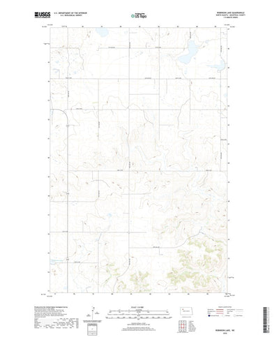 United States Geological Survey Robinson Lake, ND (2020, 24000-Scale) digital map