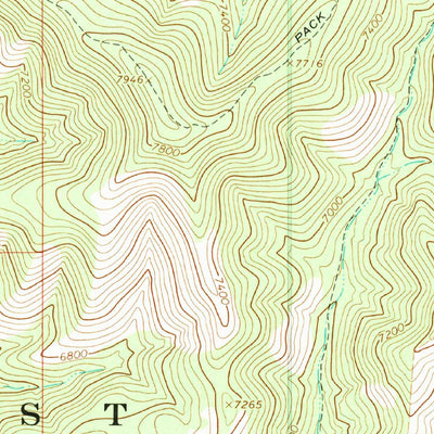United States Geological Survey Robinson Mesa, AZ (1967, 24000-Scale) digital map