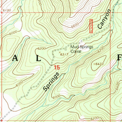 United States Geological Survey Robinson Mesa, AZ (1997, 24000-Scale) digital map