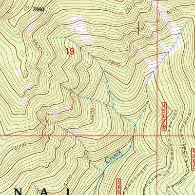 United States Geological Survey Robinson Mountain, MT (1997, 24000-Scale) digital map