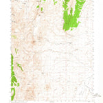 United States Geological Survey Robinson Mountain, NV (1956, 62500-Scale) digital map