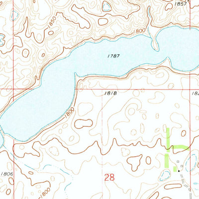 United States Geological Survey Robinson, ND (1972, 24000-Scale) digital map