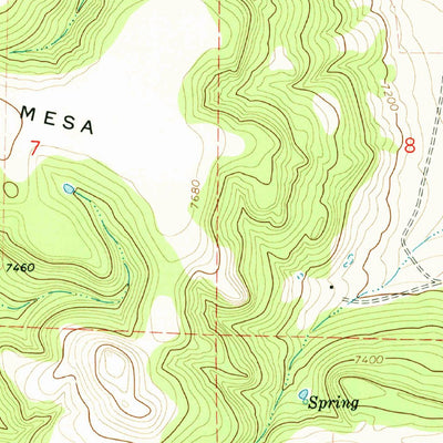 United States Geological Survey Robinson Peak, NM (1971, 24000-Scale) digital map