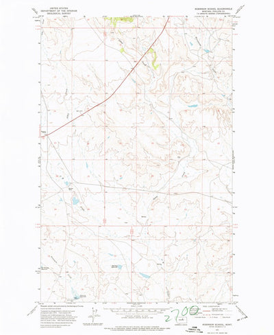United States Geological Survey Robinson School, MT (1971, 24000-Scale) digital map