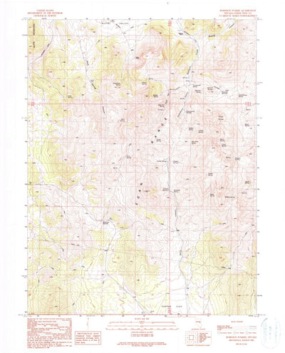 United States Geological Survey Robinson Summit, NV (1990, 24000-Scale) digital map