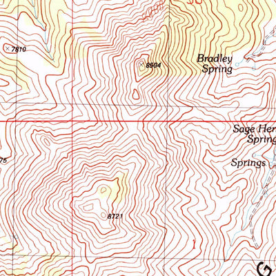 United States Geological Survey Robinson Summit, NV (1990, 24000-Scale) digital map