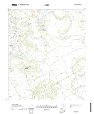 United States Geological Survey Robinson, TX (2022, 24000-Scale) digital map
