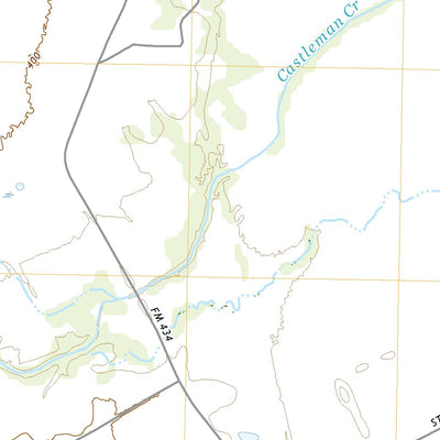United States Geological Survey Robinson, TX (2022, 24000-Scale) digital map