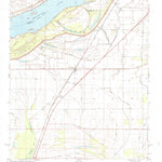 United States Geological Survey Robinsonville, MS-AR (1981, 24000-Scale) digital map