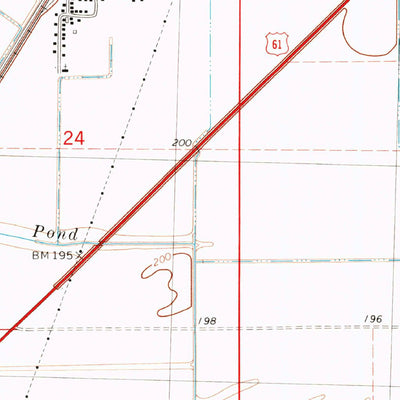 United States Geological Survey Robinsonville, MS-AR (1981, 24000-Scale) digital map