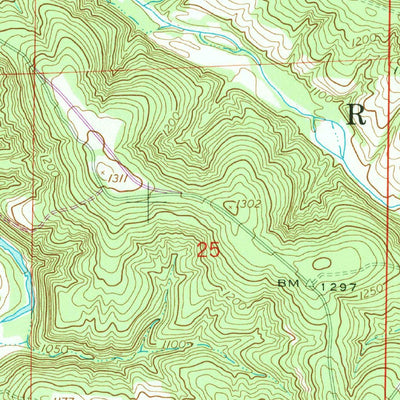 United States Geological Survey Roby, MO (1954, 24000-Scale) digital map