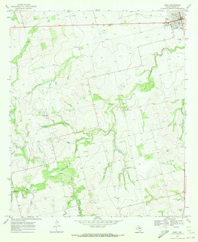 United States Geological Survey Roby, TX (1969, 24000-Scale) digital map