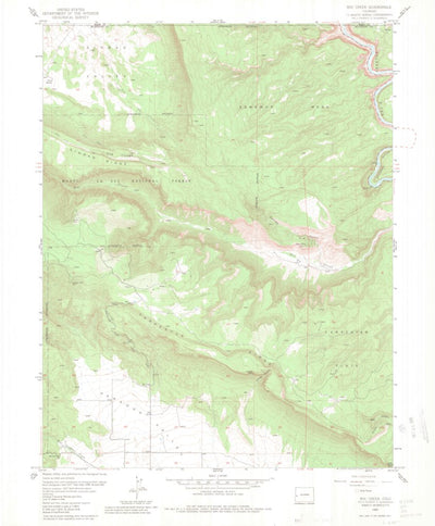 United States Geological Survey Roc Creek, CO (1960, 24000-Scale) digital map