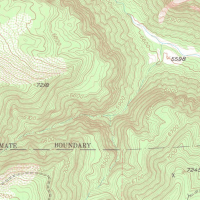United States Geological Survey Roc Creek, CO (1960, 24000-Scale) digital map
