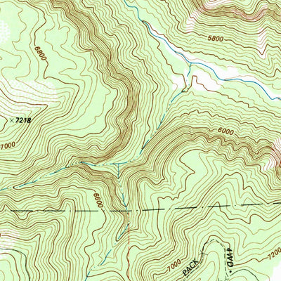 United States Geological Survey Roc Creek, CO (1994, 24000-Scale) digital map