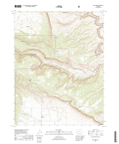 United States Geological Survey Roc Creek, CO (2019, 24000-Scale) digital map