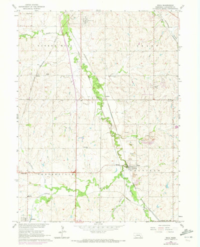 United States Geological Survey Roca, NE (1964, 24000-Scale) digital map