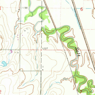 United States Geological Survey Roca, NE (1964, 24000-Scale) digital map