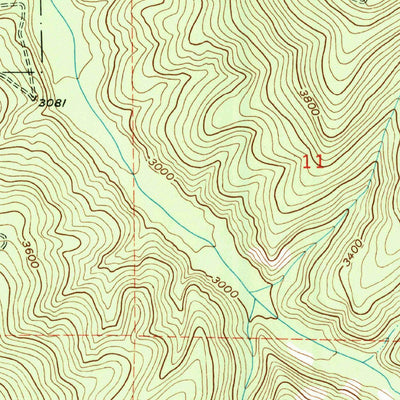 United States Geological Survey Rochat Peak, ID (1950, 24000-Scale) digital map