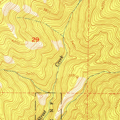 United States Geological Survey Rochat Peak, ID (1952, 24000-Scale) digital map