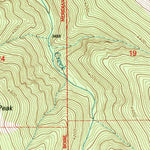United States Geological Survey Rochat Peak, ID (1996, 24000-Scale) digital map