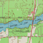 United States Geological Survey Roche A Cri, WI (1967, 24000-Scale) digital map