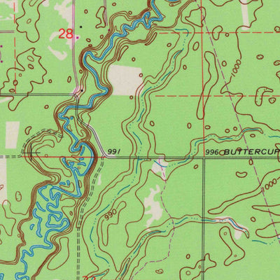 United States Geological Survey Roche A Cri, WI (1967, 24000-Scale) digital map