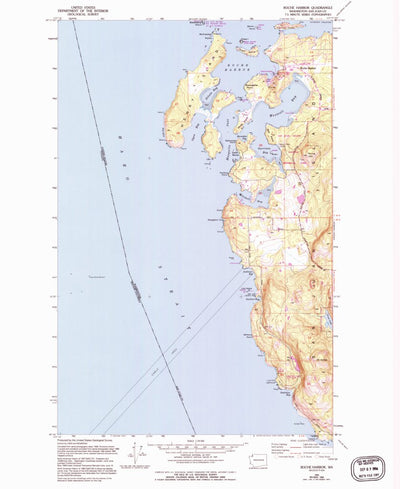 United States Geological Survey Roche Harbor, WA (1954, 24000-Scale) digital map