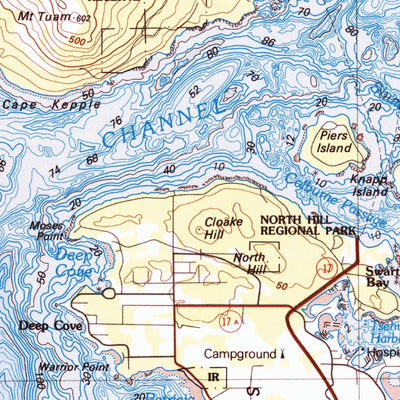 United States Geological Survey Roche Harbor, WA (1981, 100000-Scale) digital map
