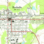 United States Geological Survey Rochelle, GA (1977, 24000-Scale) digital map