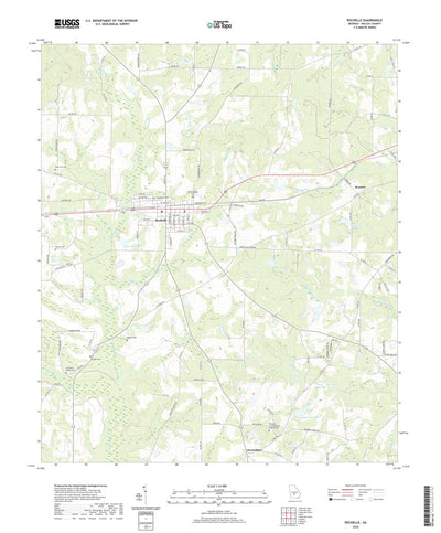 United States Geological Survey Rochelle, GA (2020, 24000-Scale) digital map