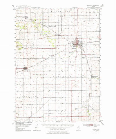 United States Geological Survey Rochelle, IL (1952, 62500-Scale) digital map