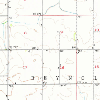 United States Geological Survey Rochelle, IL (1952, 62500-Scale) digital map