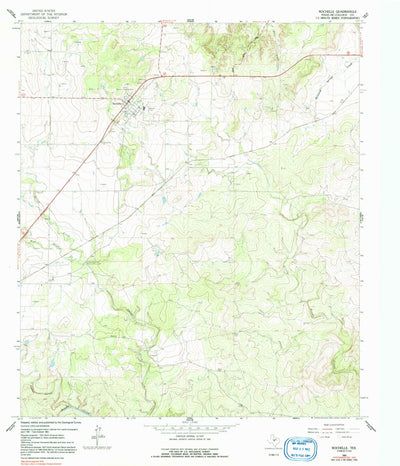 United States Geological Survey Rochelle, TX (1963, 24000-Scale) digital map