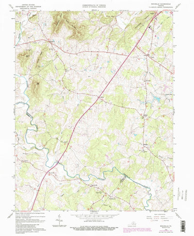 United States Geological Survey Rochelle, VA (1964, 24000-Scale) digital map