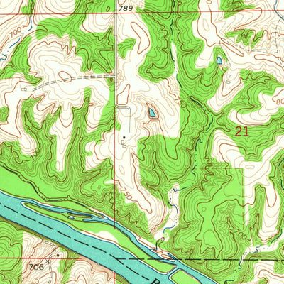 United States Geological Survey Rochester, IA (1965, 24000-Scale) digital map