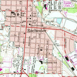 United States Geological Survey Rochester, IN (1962, 24000-Scale) digital map