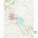 United States Geological Survey Rochester, IN (1992, 24000-Scale) digital map