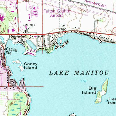 United States Geological Survey Rochester, IN (1992, 24000-Scale) digital map