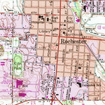 United States Geological Survey Rochester, IN (1992, 24000-Scale) digital map