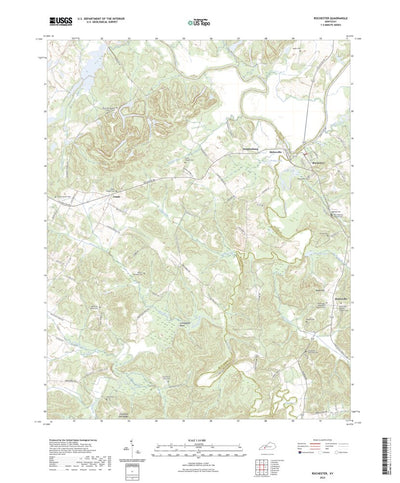 United States Geological Survey Rochester, KY (2022, 24000-Scale) digital map