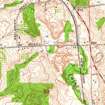 United States Geological Survey Rochester, MI (1952, 24000-Scale) digital map